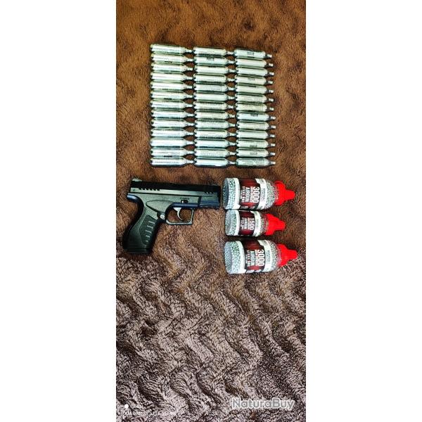 Pistolet XBG semi-auto BB air pistol