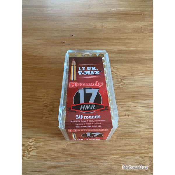 Hornady calibre .17 HMR 17 g XTP par 50
