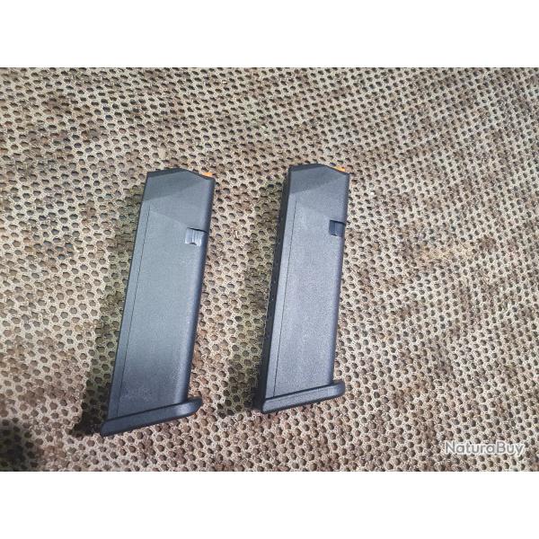 lot de 2 chargeurs standard pour GLOCK 17 GEN 5