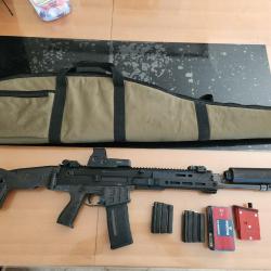 CZ BREN 2 MS + SILENCIEUX + POINT ROUGE EOTECH