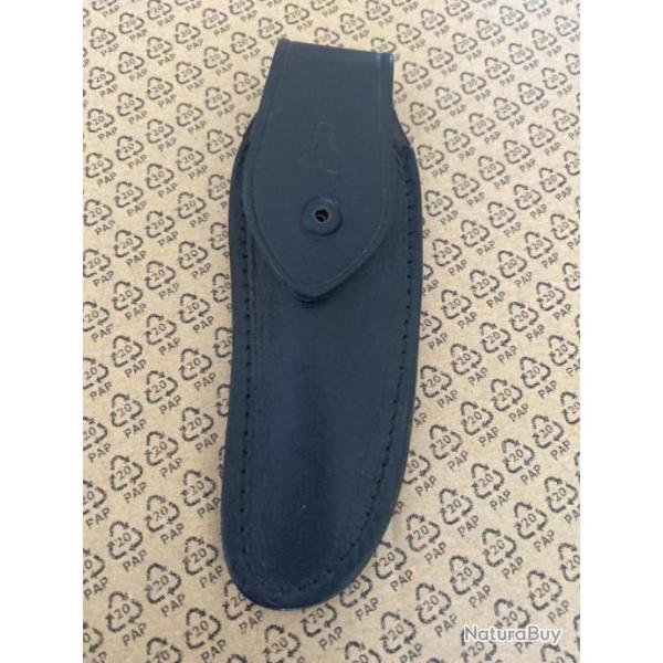 HOUSSE COUTEAU  LAGUIOLE   FABRICATION FRANCAISE EN CUIR  11CM    2