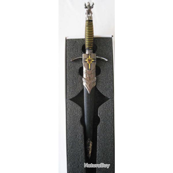 MEDIEVAL DECORATION - DAGUE DE COLLECTION CHEVALIER - R�f.D306