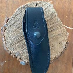 HOUSSE COUTEAU  LAGUIOLE   FABRICATION FRANCAISE EN CUIR  11CM    3