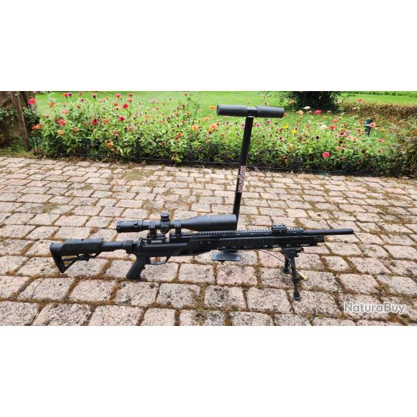 Vends Carabine PCP Benjamin Armada, 5.5mm, 19.9 joules, Crosman,  Lunette 4-16x50, Bipied,pompe
