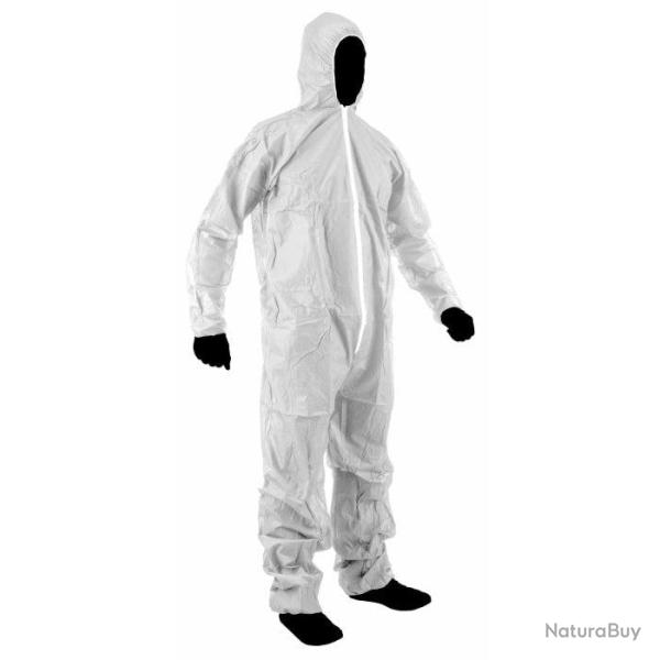 Combinaison jetable adulte blanche