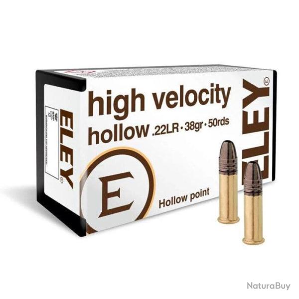 Munitions Eley High Velocity Hollow Point - Cal 22 LR - 38