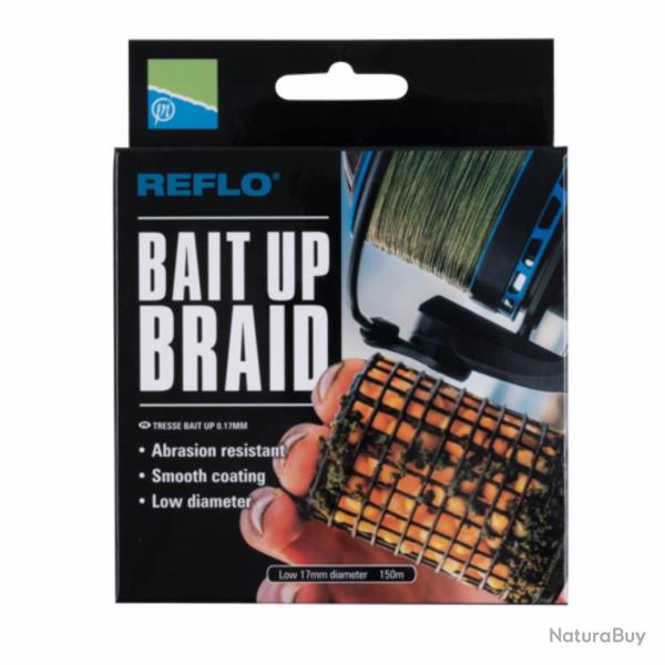 PRESTON TRESSE REFLO BAIT UP BRAID 0.17MM 150M PRESTON