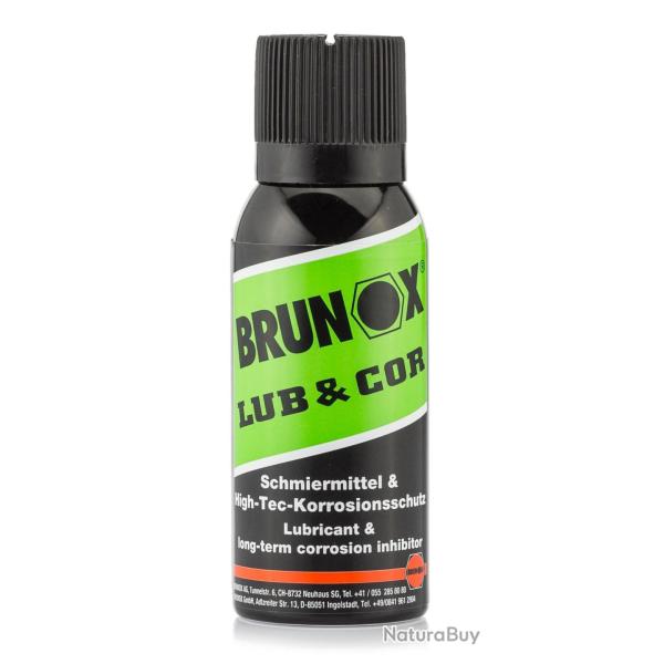 Lubrifiant Lub & Cor en a�rosol 100 ml - Brunox A�rosol 100 ml