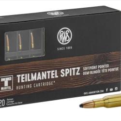 Balles de chasse RWS Cal. 222 REM type TMS