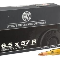 Balles de chasse RWS CAL 6,5 x 57R KS