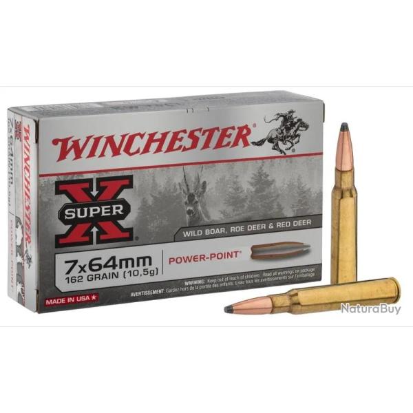 Balles de chasse Winchester 7x64 Power Point