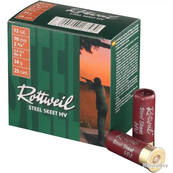Cartouche Rottweil Special Steel 12/70 x25 7