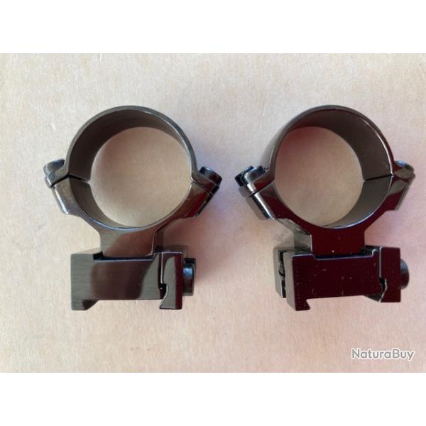 Montage  BRNO / CZ  tout acier bronz , diamtre 25,4 mm pour rail de 16 mm