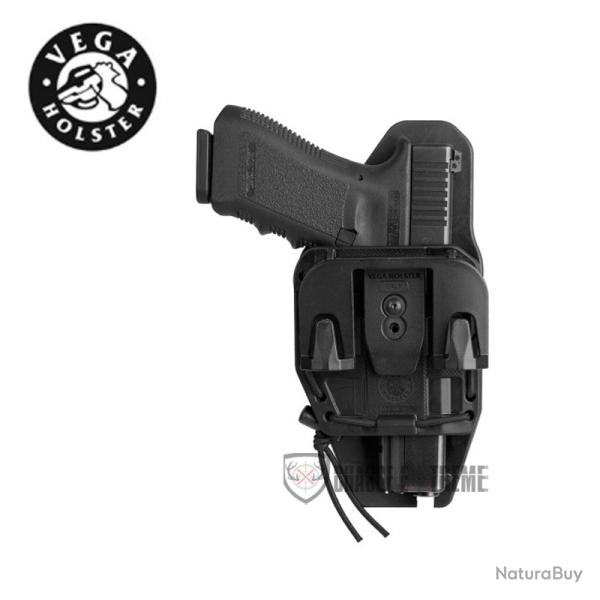 Holster Inside VEGA Bungy 8BL20  pour Toute Arme de Poing Droitier Noir