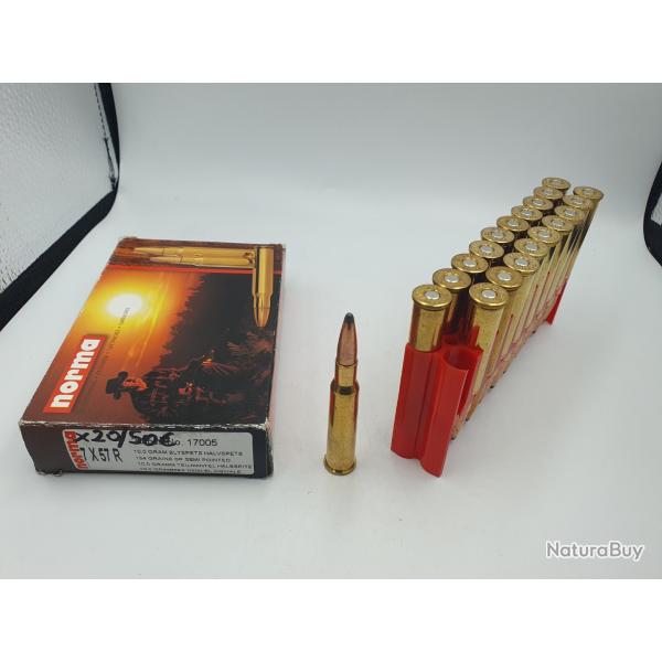 20 MUNITIONS 7X57R NORMA - SP 154GRAINS