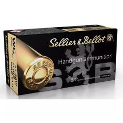 Cartouches SELLIER & BELLOT 32 SMITH & WESSON LONG WAD CUTTER 100grs - Boite de 50 unit&eacute;s