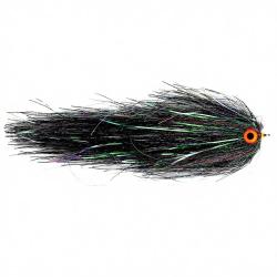Mouche FutureFly Brochet Predator flash noir H4/0