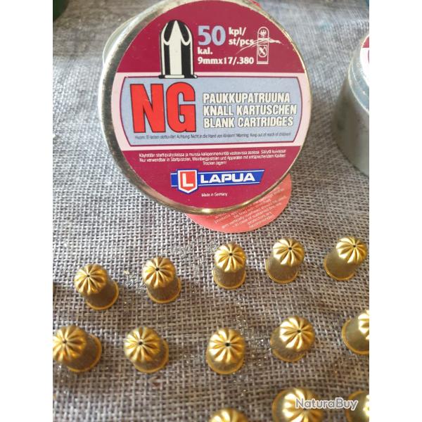 Cartouche a blanc 9x17