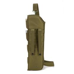 Etui MOLLE Sac Tactique de Fusil &Couteau Ambidextre Bandouli&egrave;re Rembourr&eacute;e Housse protectrice Vert