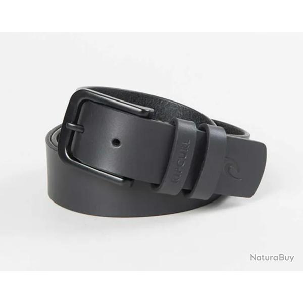Ceinture en Cuir Rip Curl "CUT DOWN LEATHER BELT" XL/2XL Noir