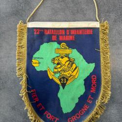 fanion 23e bataillon d'infanterie de marine (BIMa) s&eacute;n&eacute;gal