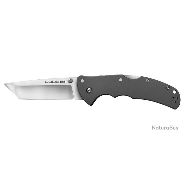 Couteau Cold Steel Code-4 - Lame 89mm - Manche Aluminium - Clip rversible