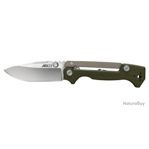 Couteau Cold Steel AD-15 - Lame 89mm - Manche G10/Aluminium - Clip rversible