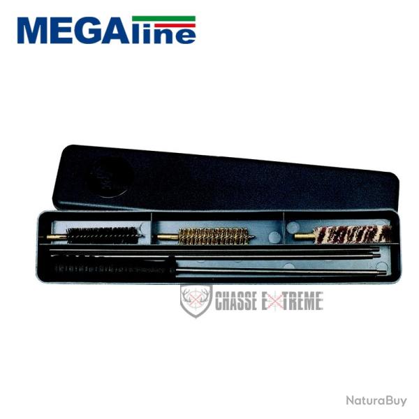 Ncessaire de Nettoyage MEGALINE en Bote Plastique Acier Cal 22 Lr