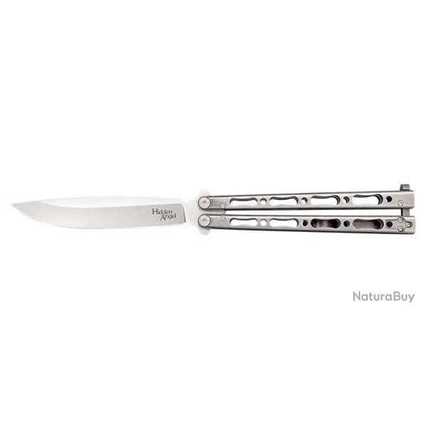 Couteau Cold Steel Hidden Angel Drop Point - Lame 208mm - Manche Acier - Clip r�versible