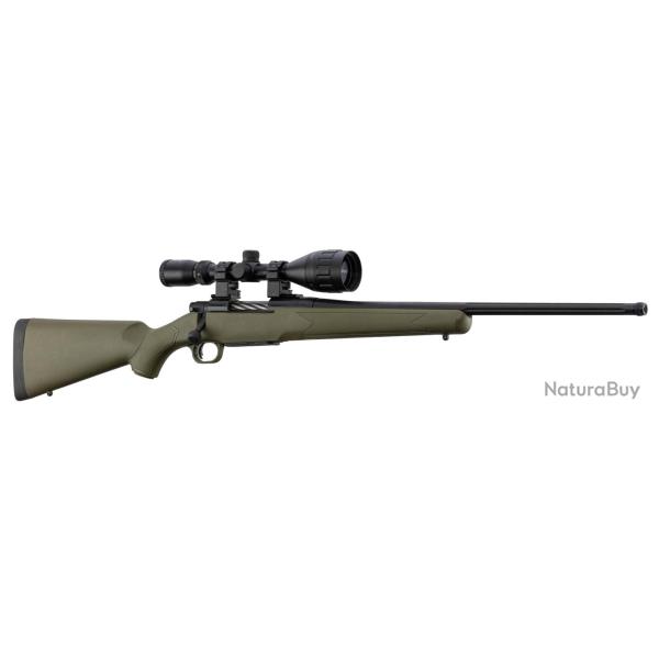 Pack carabine Mossberg Patriot OD Green + lunette Microdot 4-12x50 .243 Win/