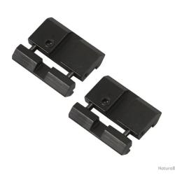 2 ADAPTATEURS POUR RAIL 11 MM VERS PICATINNY