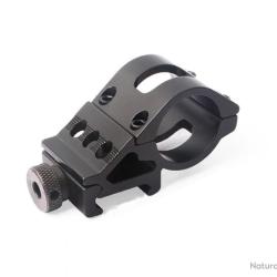 ANNEAU DE MONTAGE TACTIQUE D&Eacute;PORT&Eacute; SUR RAIL PICATINNY/WEAVER POUR LAMPE TORCHE SYST&Egrave;ME QD