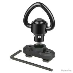 ATTACHE SANGLE M-LOK &Agrave; D&Eacute;TACHEMENT RAPIDE - LIVRAISON GRATUITE