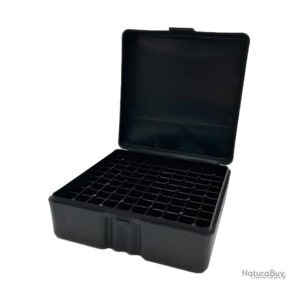 BO�TE � MUNITIONS 100 EMPLACEMENTS .38 - NOIRE - LIVRAISON GRATUITE