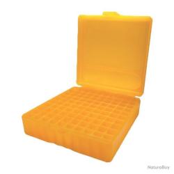 BO&Icirc;TE &Agrave; MUNITIONS 100 EMPLACEMENTS 9MM - ORANGE - LIVRAISON GRATUITE