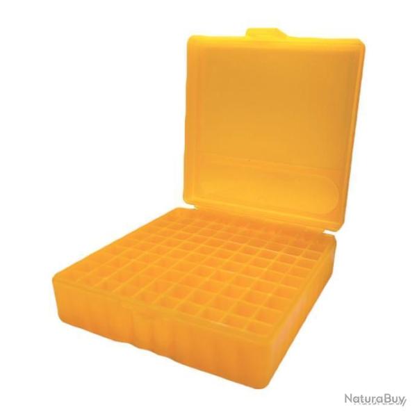 BO�TE � MUNITIONS 100 EMPLACEMENTS 9MM - ORANGE - LIVRAISON GRATUITE