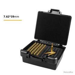 BOITE &Agrave; MUNITIONS 99 EMPLACEMENTS 7.62X39 - NOIRE - LIVRAISON GRATUITE