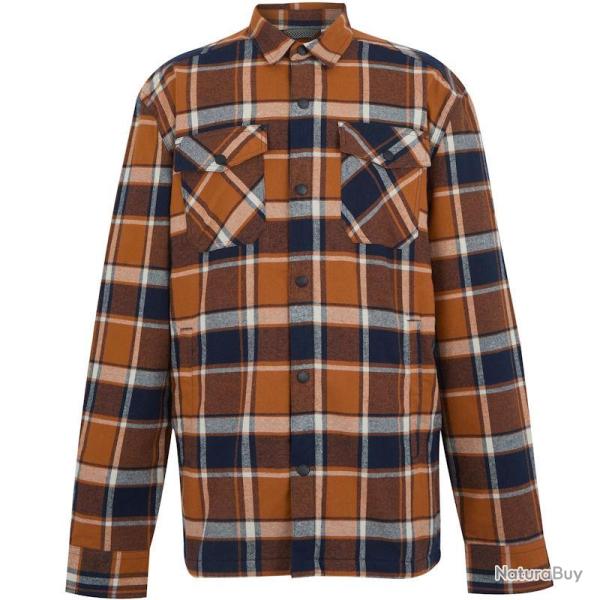 Chemise canadienne Regatta Spennith Shacket orange bleue