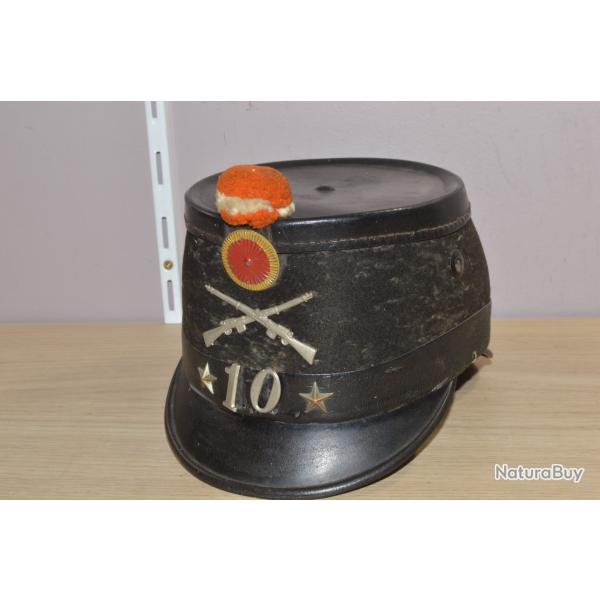 Shako suisse  Fusillier suisse (dbut XXe) 1912 1914/1918