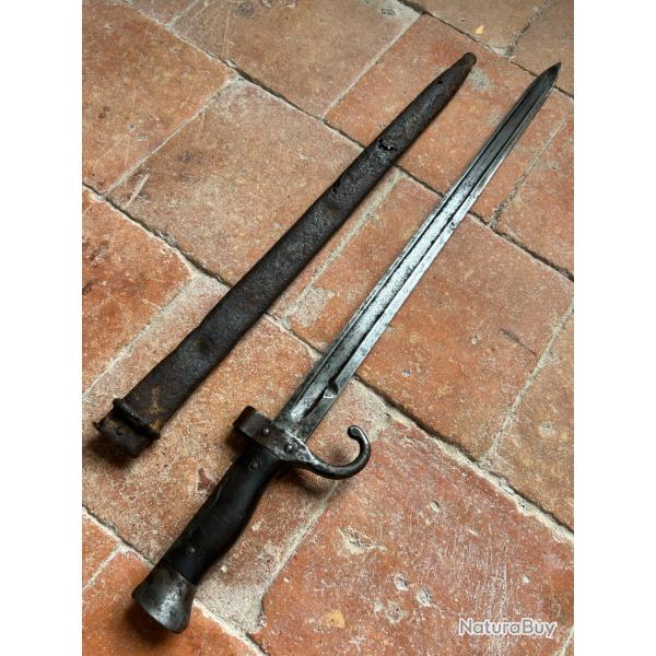 Ba�onnette fran�aise Berthier 1892 1er type - WW1 (2)