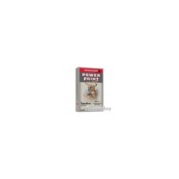 Cartouches WINCHESTER calibre 7mm-08 REM 140GR x20