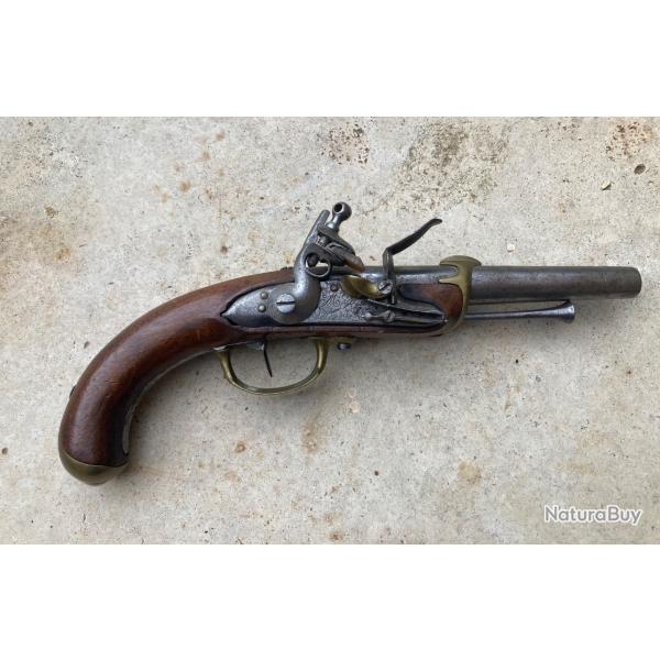 Pistolet de Bord , mod�le 1779 2�me type . Fin XVIII �me. France.