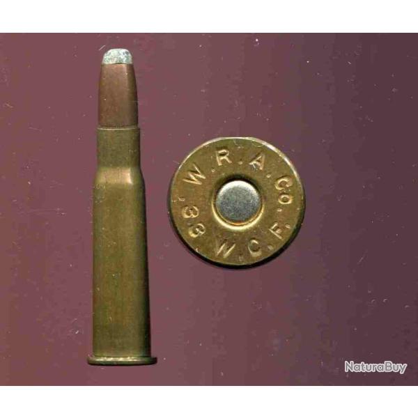 .33 WCF - calibre US peu courant - marquage : WRACo 33 WCF - balle cuivre plointe plomb mplate