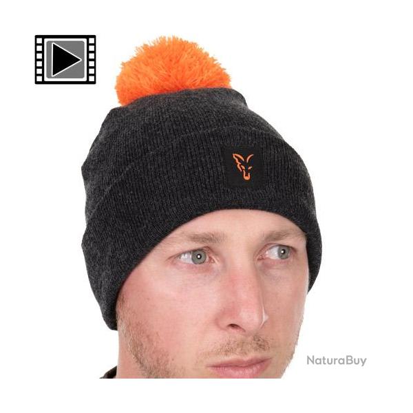 Bonnet Fox Collection Bobble Black/Orange