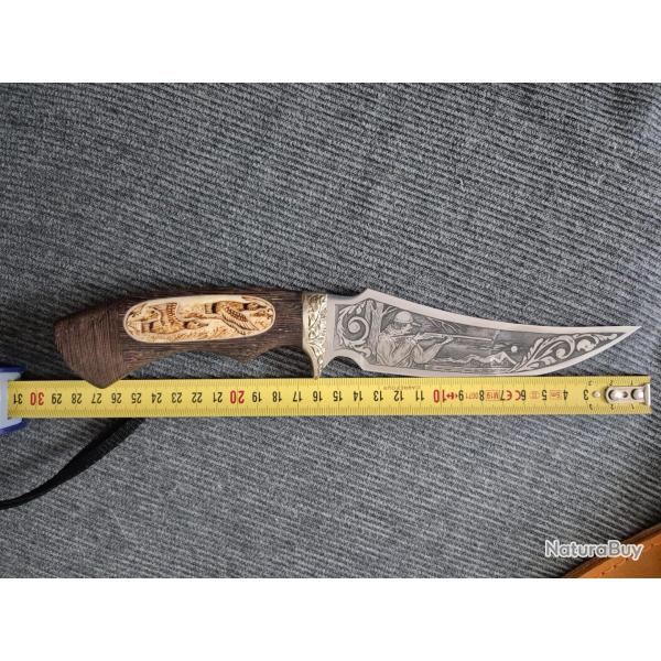 Couteau de chasse artisanale