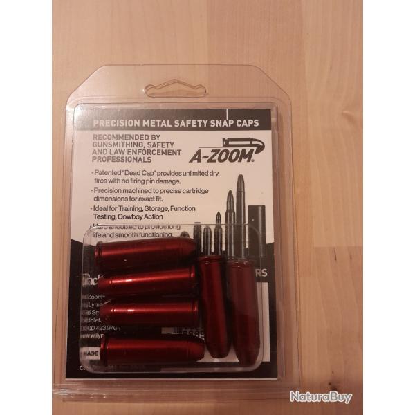 LOT DE 6 DOUILLES AMORTISSEUR POUR CALIBRE 44-40 (SERT � MANIPULER ET PR�SERVER SON ARME)