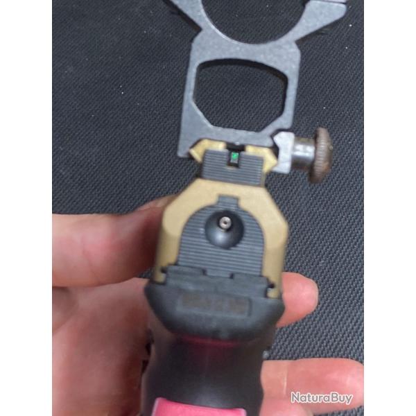 Plaque adaptatrice Picatinny avec Fente Centrale pour Canik TTI / METE