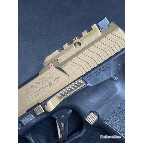 Plaque adaptatrice Longue Picatinny pour Canik TTI / METE