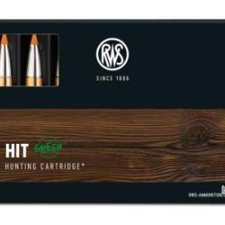 Cartouches RWS calibre 300WM 165GR 10.7g HIT SANS PLOMB x20