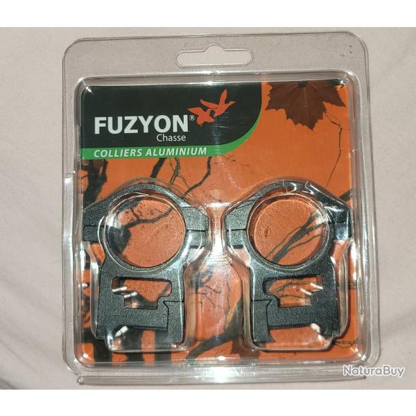 Fuzyon Chasse | Colliers Aluminium EMC124 Diamtre 30mm HAUT (Rail Weaver)